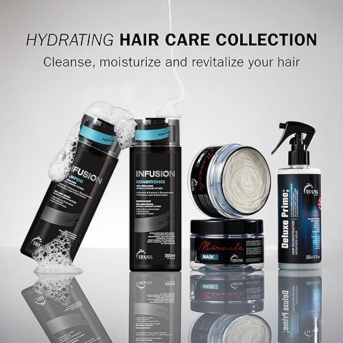 Miniatura 6 de TRUSS Acondicionador capilar de infusión  Acondicionador restaurador y desenredante para cabello seco  Suaviza, hidrata y ofrece una fuerte