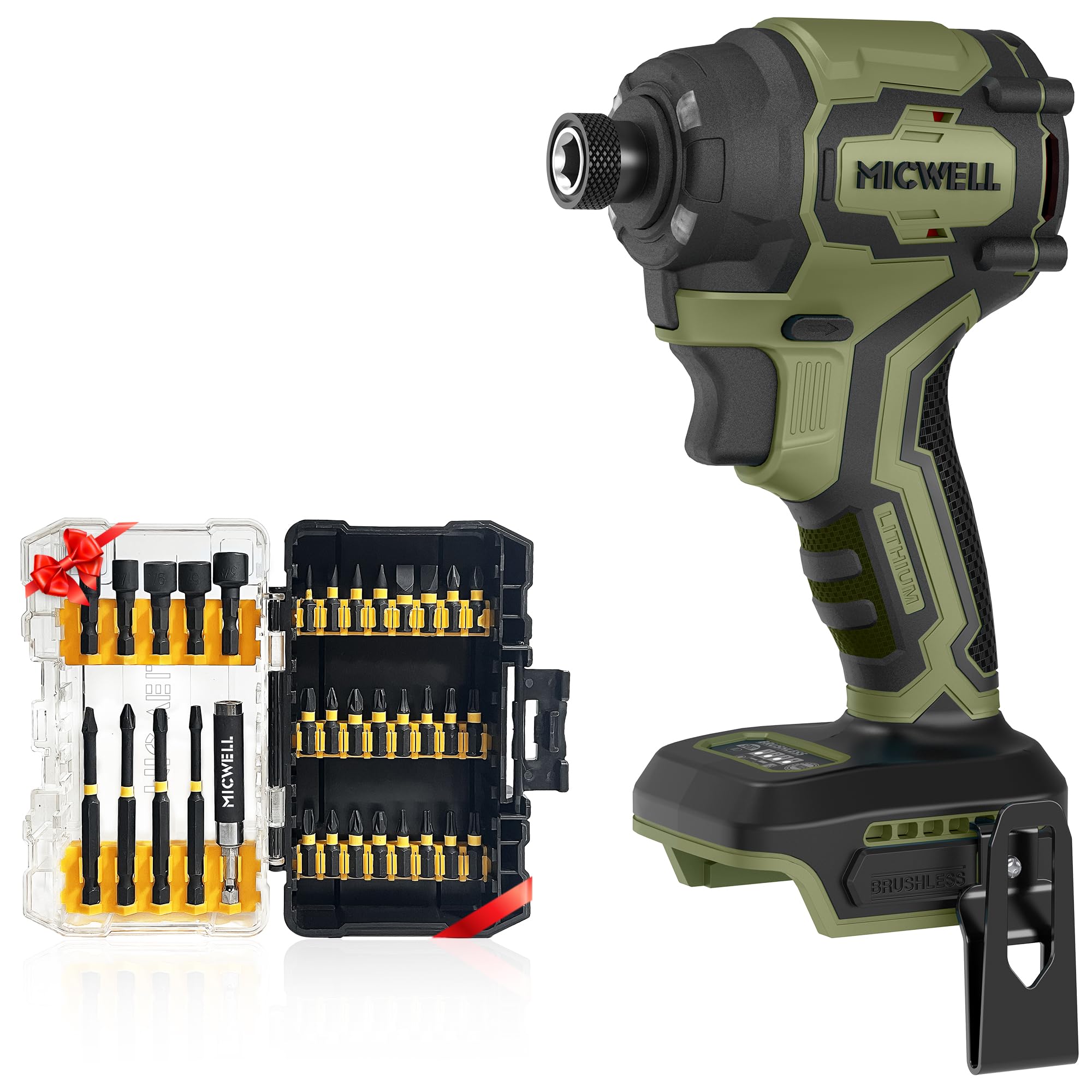 Amazon | MICWELL インパクトドライバー マキタ18Vバッテリー互換(本体 