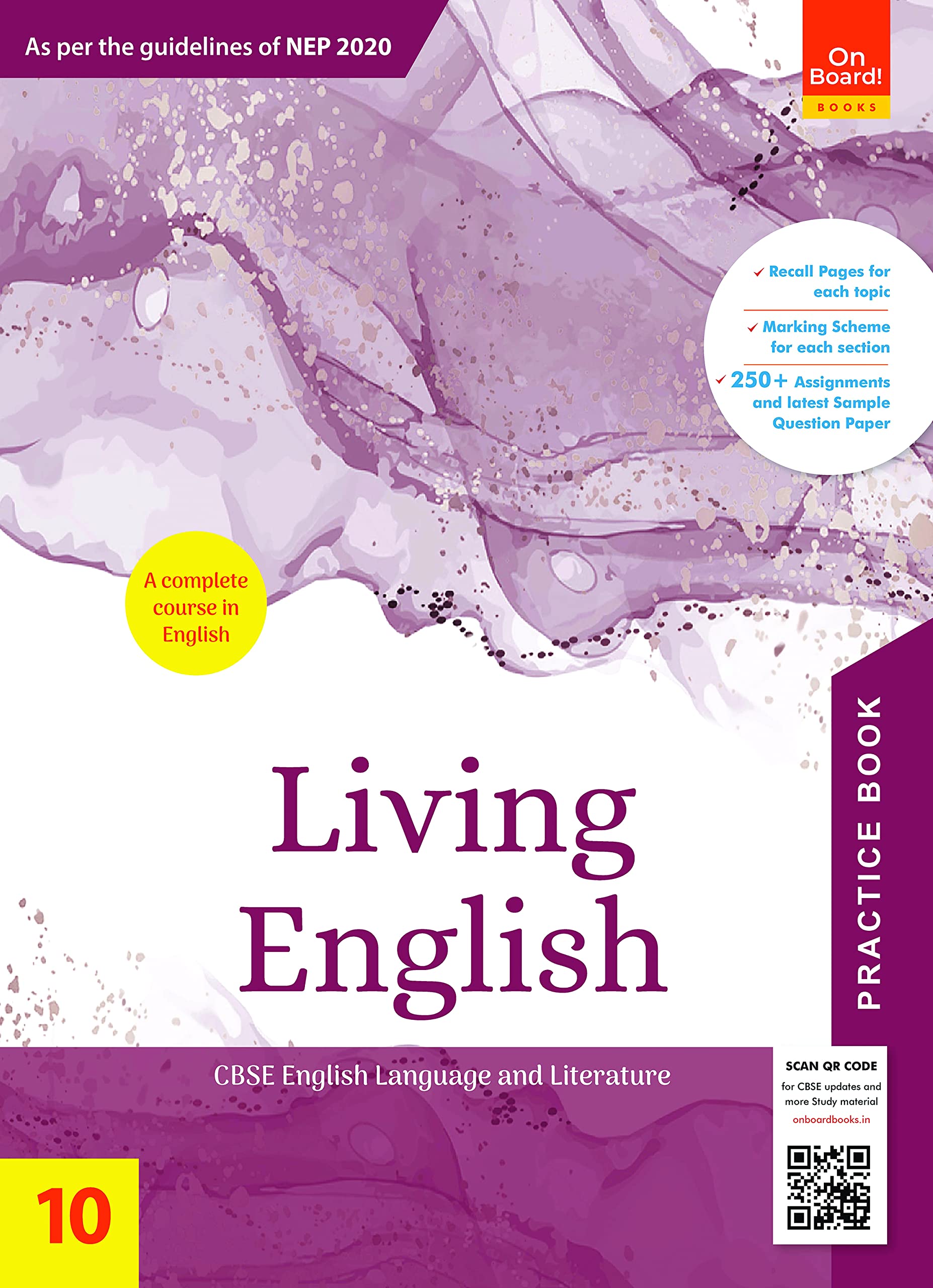 New On Board! Living English Practice Book 10 | Ratna Sagar