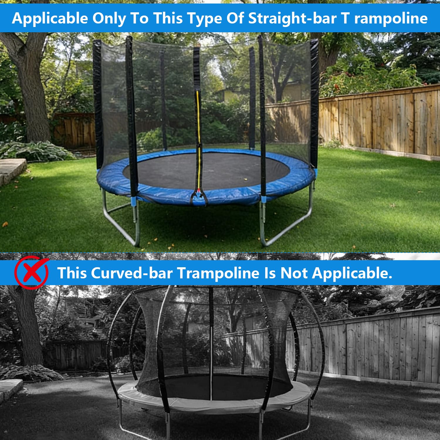 Tente de trampoline, étanche et anti-UV, protection solaire pour les fêtes en plein air, les pique-niques et les activités communautaires