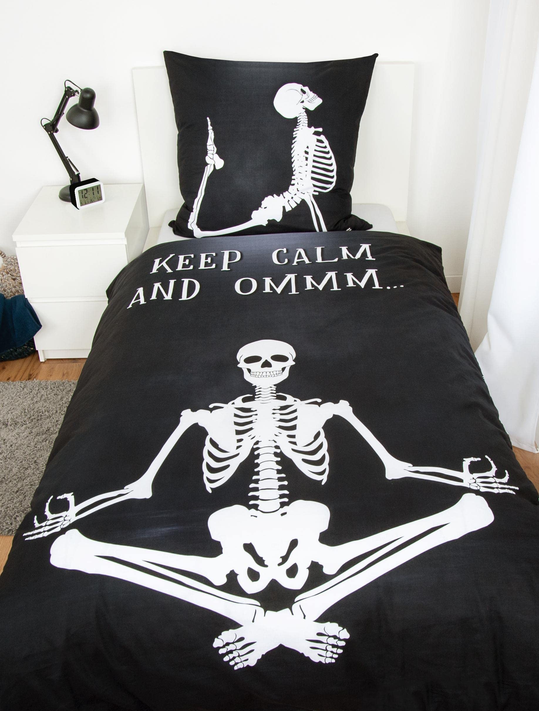 Herding NFL Beddengoedset, kussensloop 80 x 80 cm, dekbedovertrek 135 x 200 cm, met soepele ritssluiting, katoen/renforcé