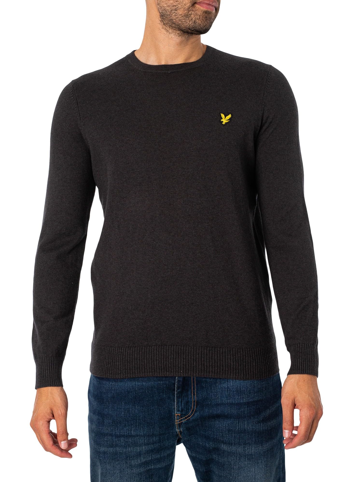 Pull Col Ras du Cou Lyle & Scott Hommes Coton Mérinos