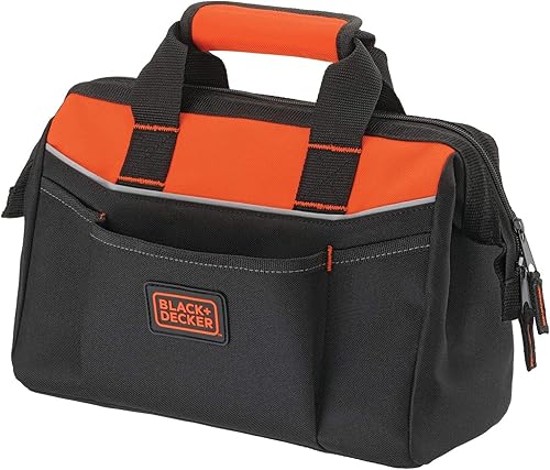 BLACK+DECKER Bolsa de herramientas, 12 pulgadas (BDST500001APB)