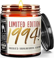 Vista 1 de Wax & Wit Regalos de cumpleaños número 30 para mujeres, velas de cumpleaños, perfumadas con burbujas de champán, ideas de regalo para 30 años, 9