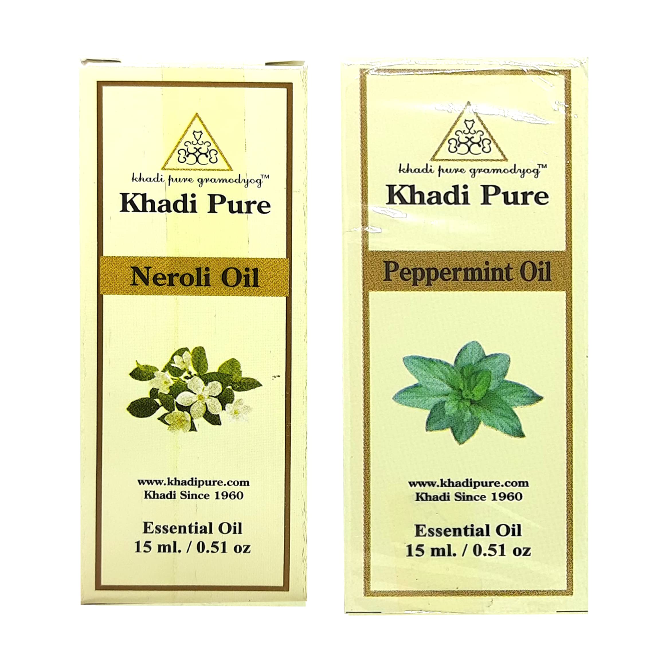 Khadi Pure Neroli & Peppermint Essential Oil, 15 Ml (Pack Of 2)-image-11