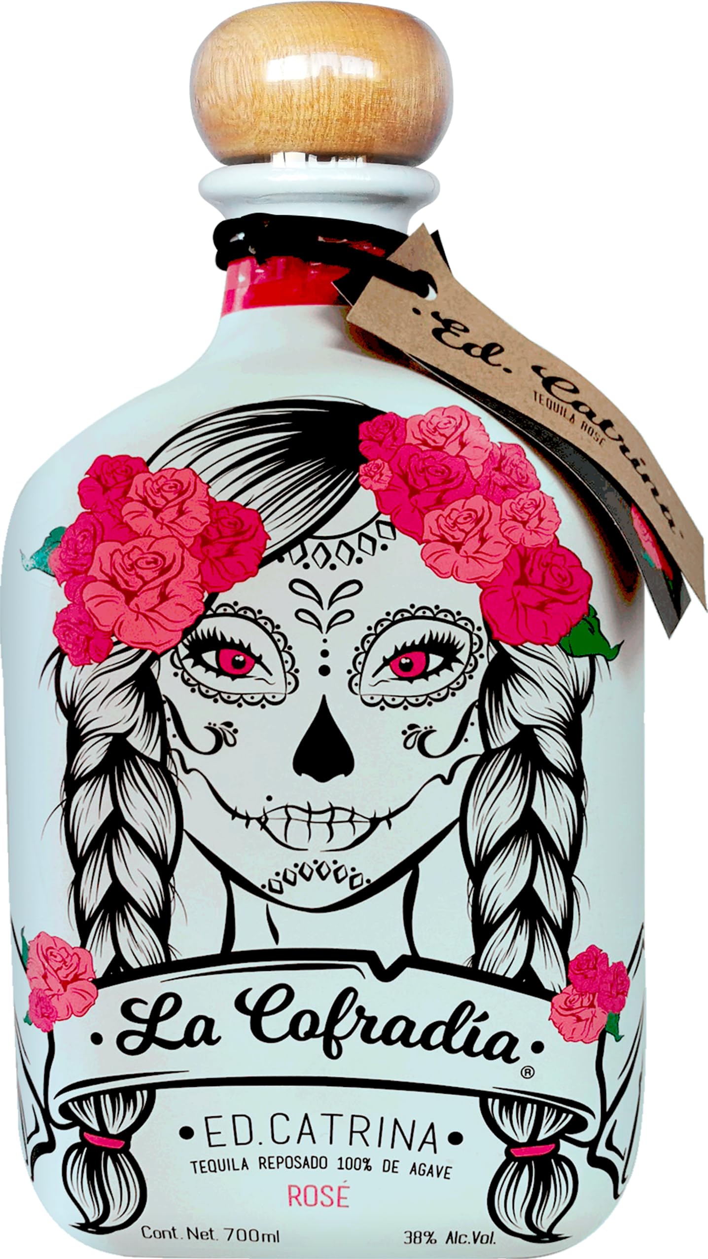 TEQUILA COFRADIA CATRINA REPOSADO ROSÉ 70CL 38%