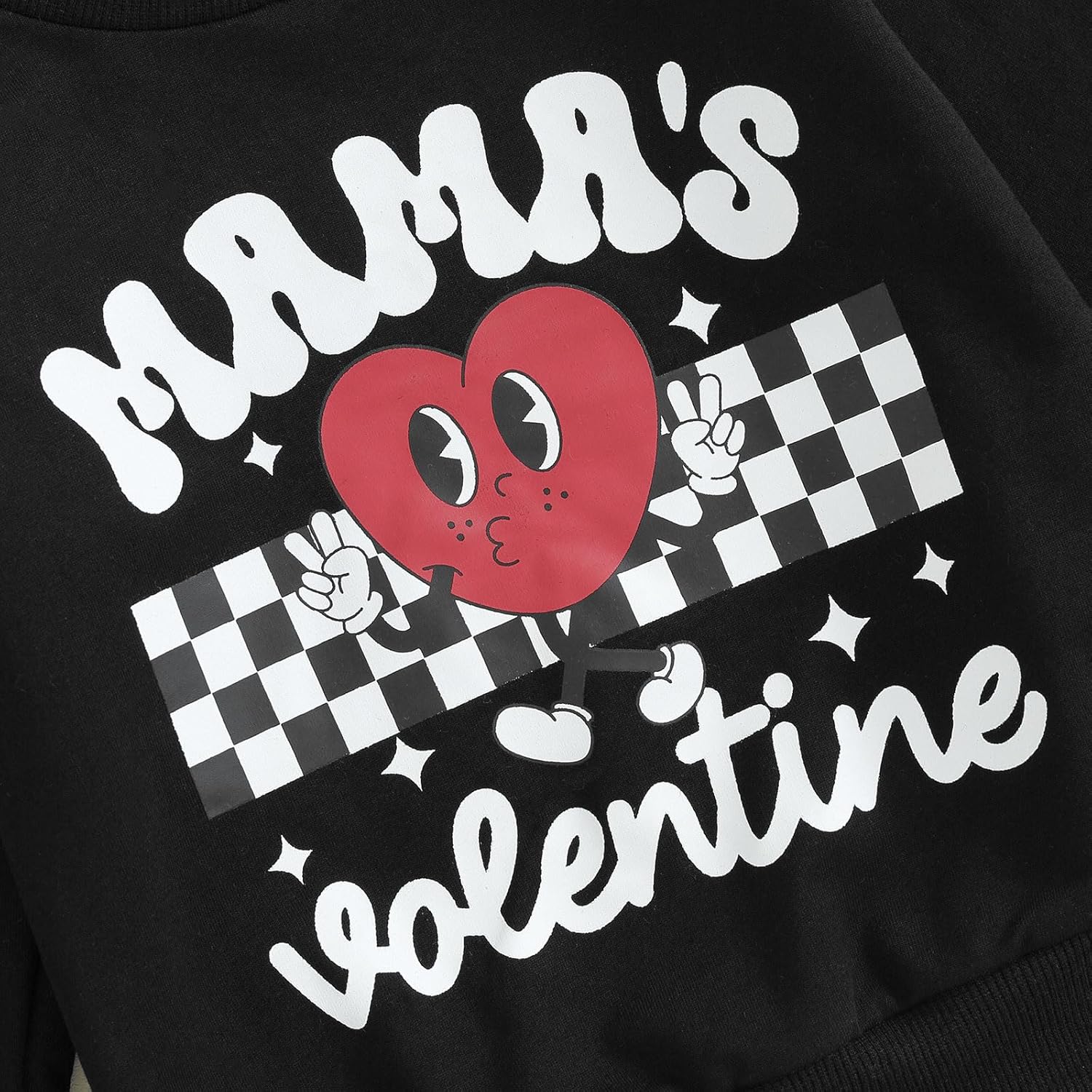 Thorn Tree Valentines Toddler Boys Girls Clothes Letter Printed Sweatshirt Long Pants Spring Winter Unisex Baby Outfits - Image 4