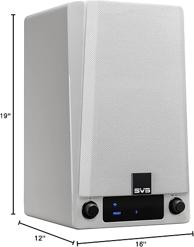 Miniatura 7 de SVS Sistema de altavoces Prime Wireless Pro Powered con Chromecast y Airplay 2 pares (piano blanco brillante)