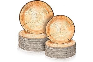 Rustic Paper Plates - Elevate Your Gatherings