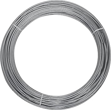 National Hardware Galvanized Steel Wire Mesh 12 Gauge x 100 ft Roll Heavy Duty Fence Wire for Chicken Coops Garden Fencing Animal Pens Crafts 300 lbs Load Limit Rust Resistant