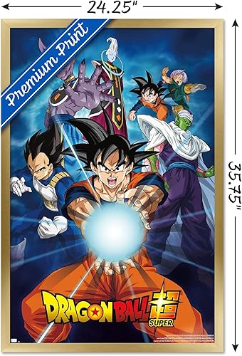 Miniatura 89 de Trends International Dragon Ball Super - Póster de pared de grupos, 22.375 x 34 pulgadas, paquete de póster y montaje