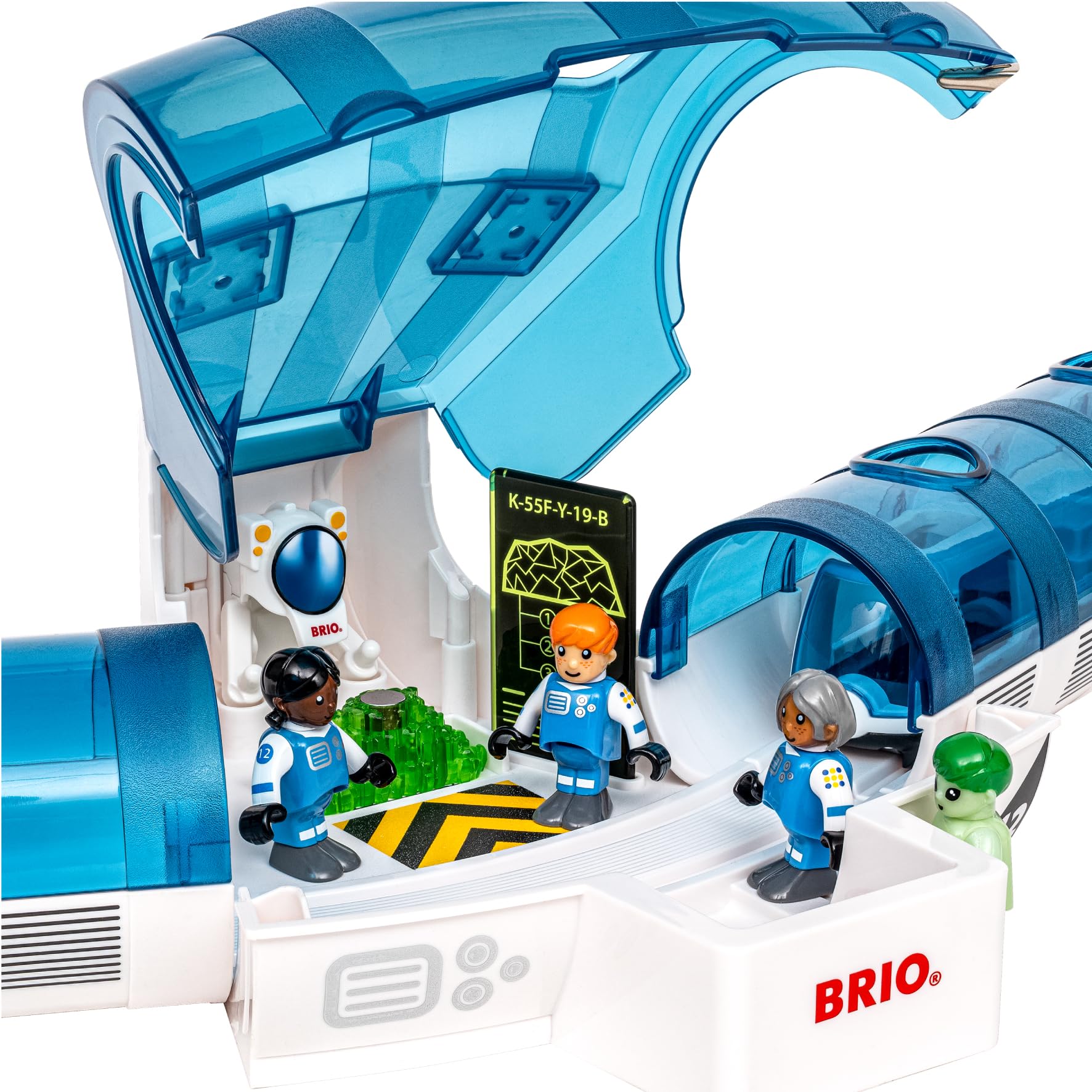 BRIO World Weltraum Deluxe Holzeisenbahnset - Spielzeug ab 3 Jahre