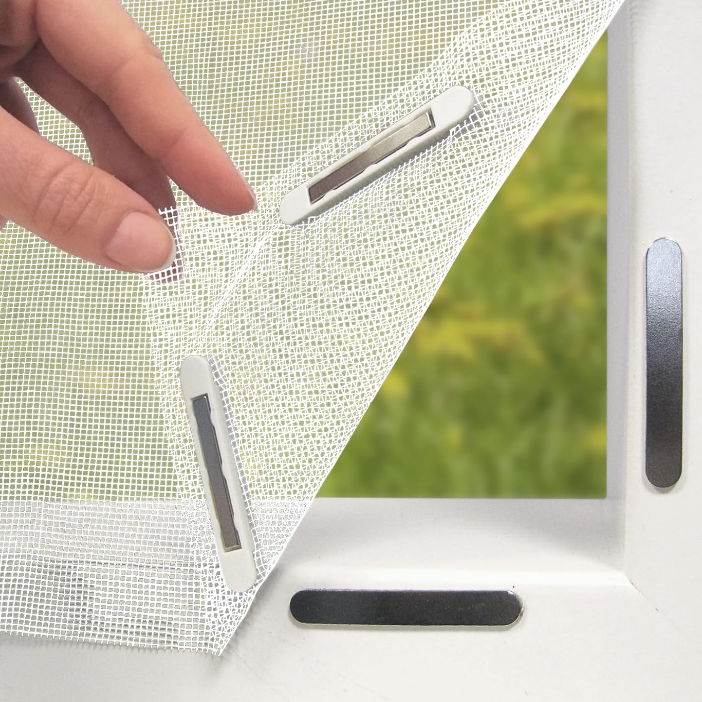 EASYmaxx Insektenschutz Fliegengitter mit Magnetbefestigung
