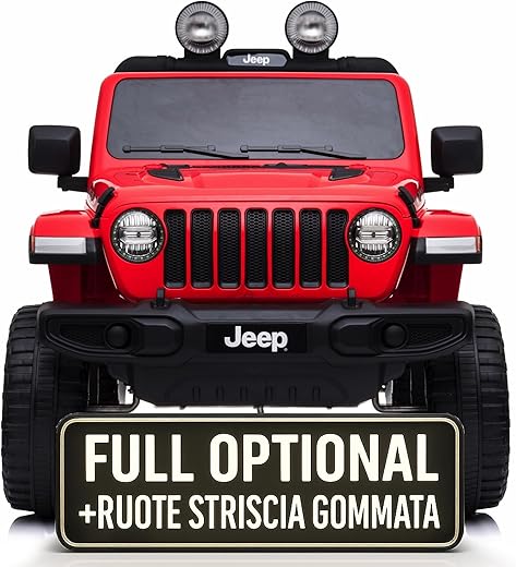 Macchina Elettrica Per Bambini Jeep Wrangler Rubicon Full Optional Auto Elettrica Per...