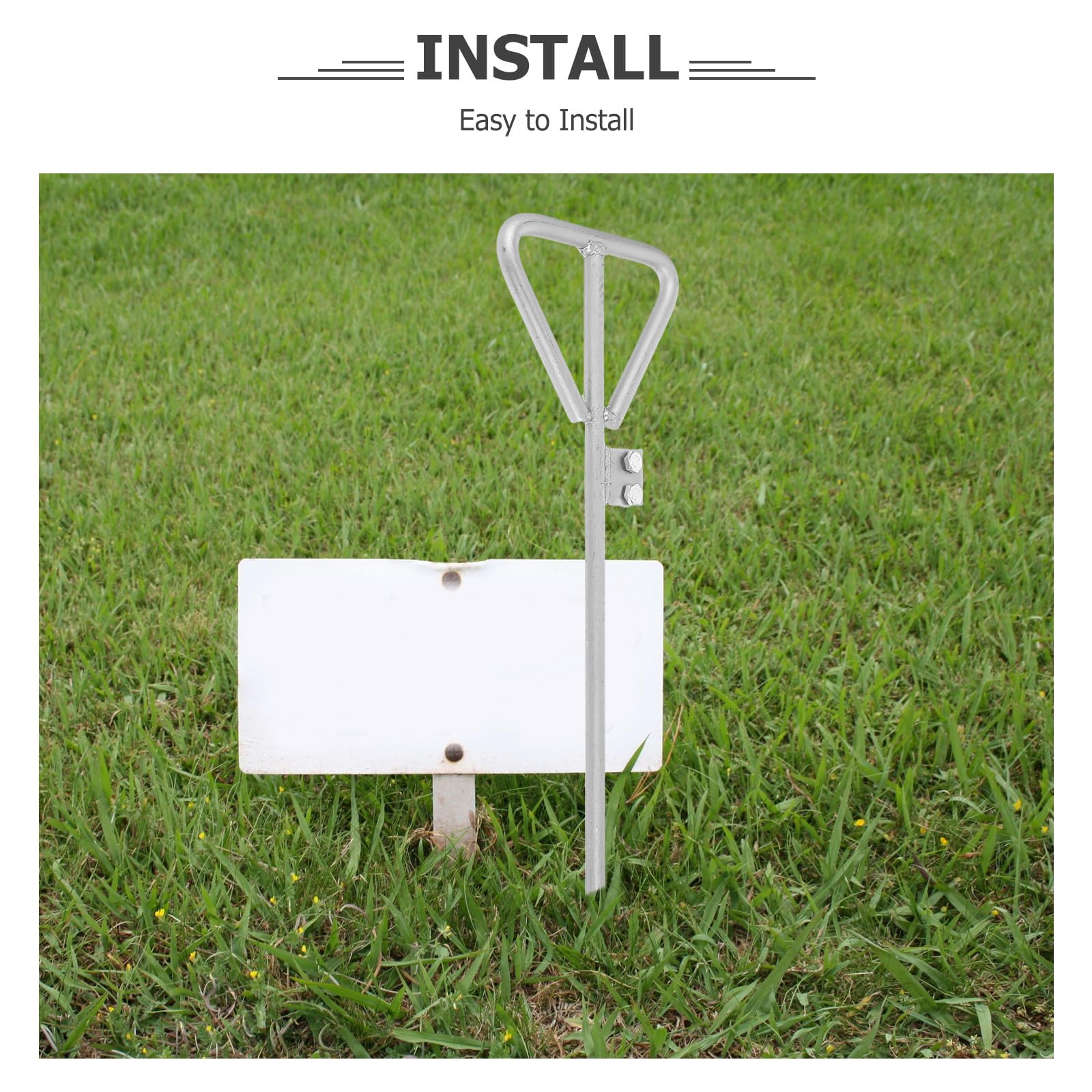 Verzinkter mit Eisen aus Systeme für Elektrische Erdungsstab Vielseitiger Anwendung und Einfacher Installation und Außenprojekte für Hausgebrauch und Garten