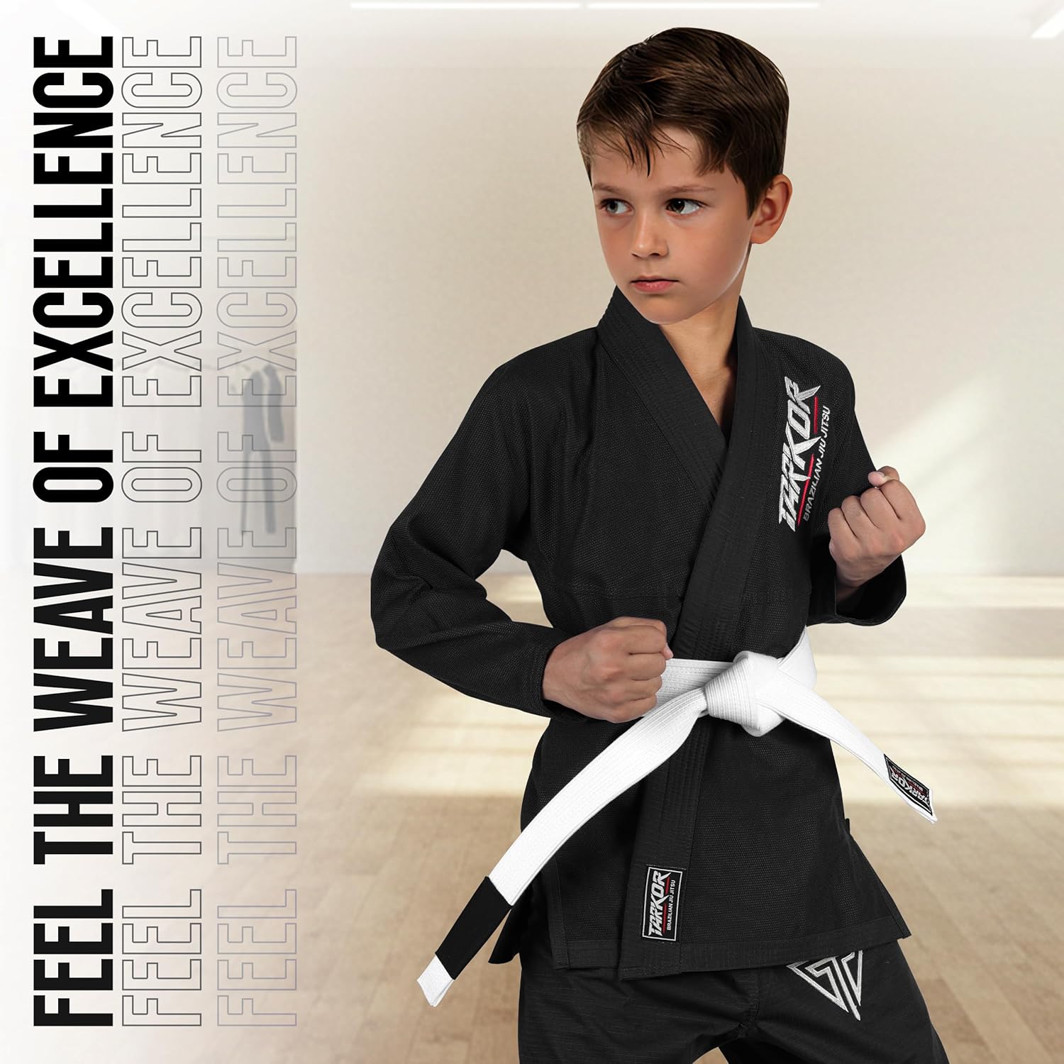 Sports IBJJF Ultra Light BJJ Brazilian Jiu Jitsu Gi for Kids with Preshrunk Fabric - Image 5