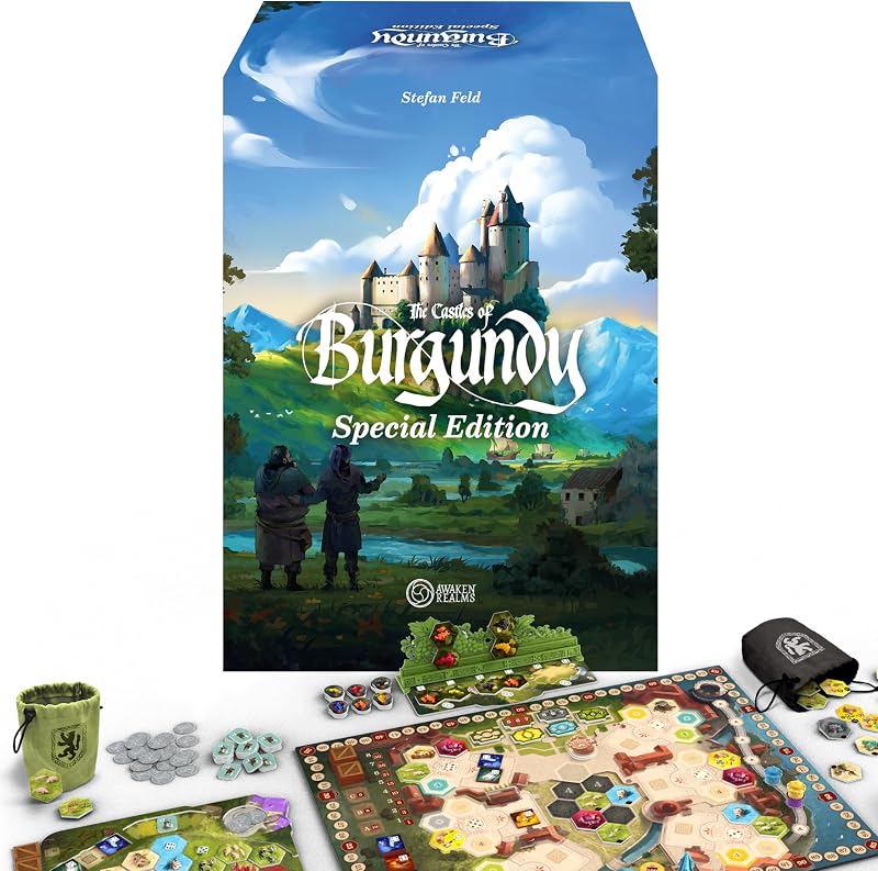 Castles of Burgundy Strategy Games for Ages 14 & Up - Deluxe Collector's Edition by Awaken Realms