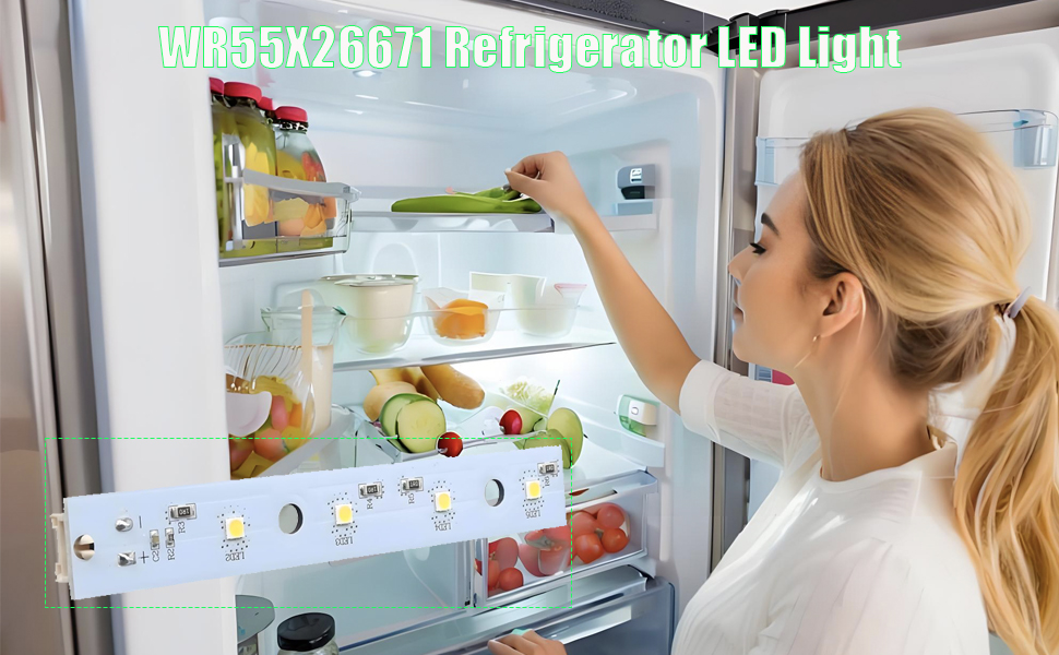 信玄 NEXT-GENERATION TYPE LED 11600LM Amazon.com: Makergroup Upgraded WR55X26671 Refrigerator LED Light