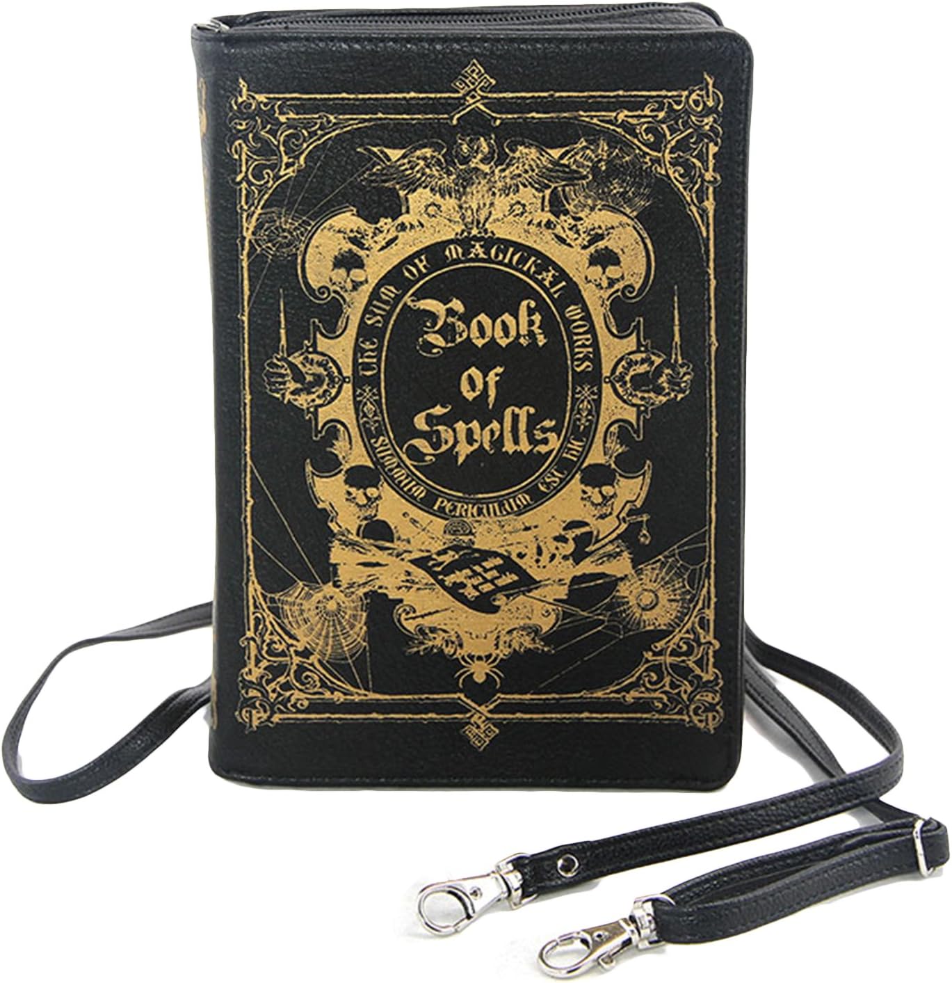 SideccaHalloween Book Of Spells Crossbody Clutch Bag (Book Of Spells)