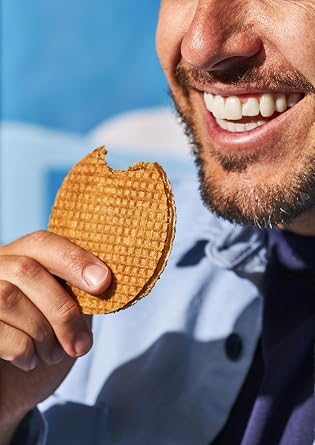 Daelmans Stroopwafels Hexa Tower 24 Caramel Waffles 690g
