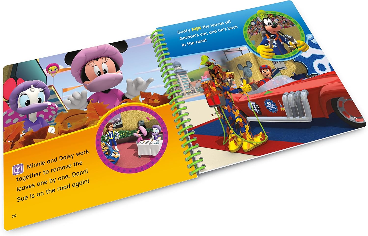 LeapFrog LeapStart 3D Mickey and The Roadster Racers Book