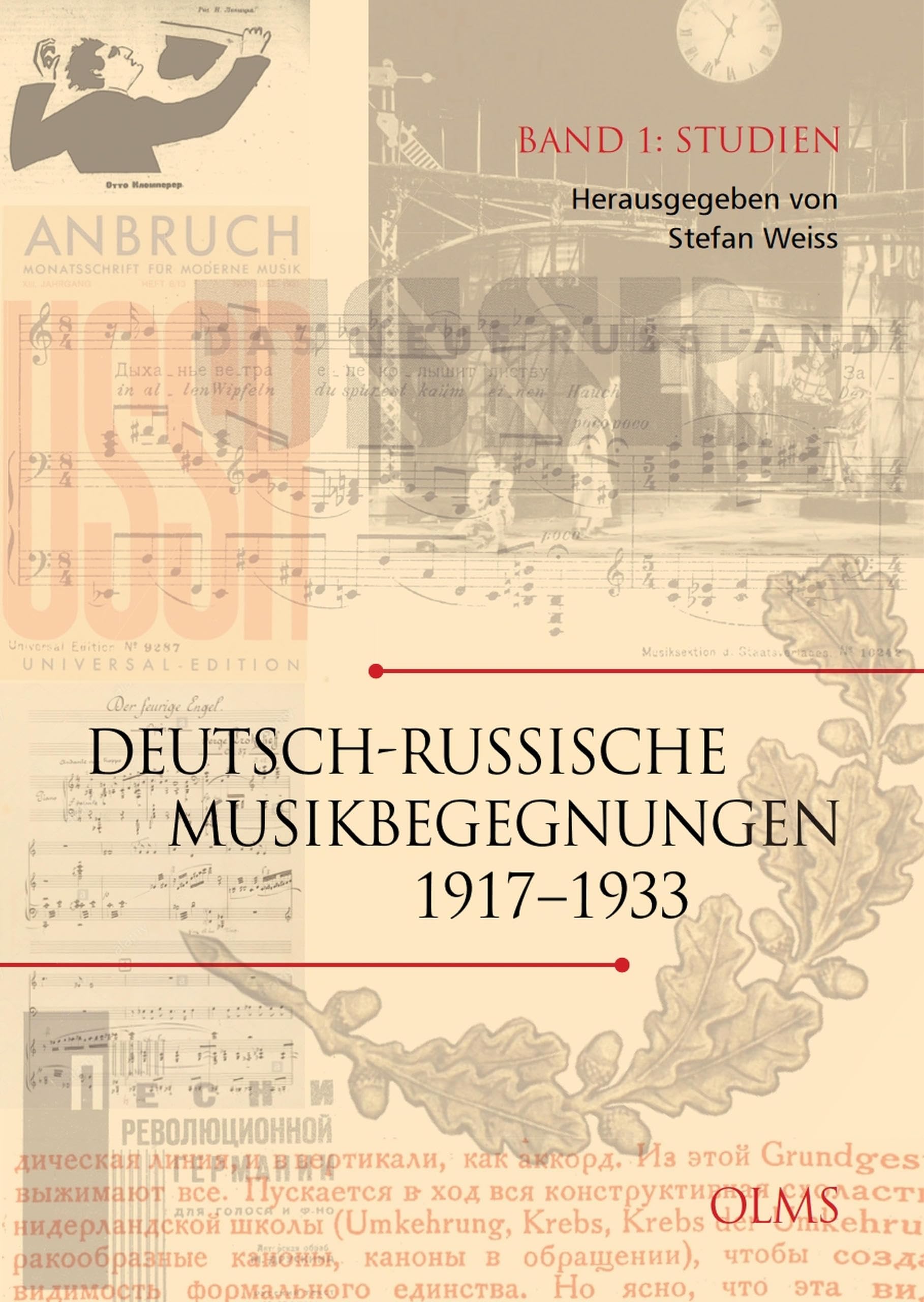 Deutsch-russische Musikbegegnungen 1 études d histoire de la musique