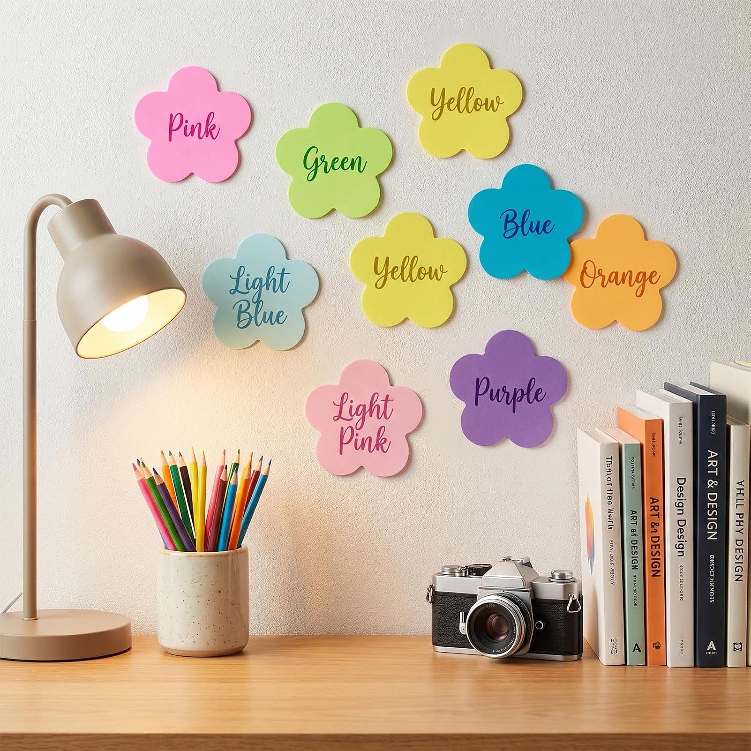 240Pcs Mini Flower Shaped Sticky Notes image 4