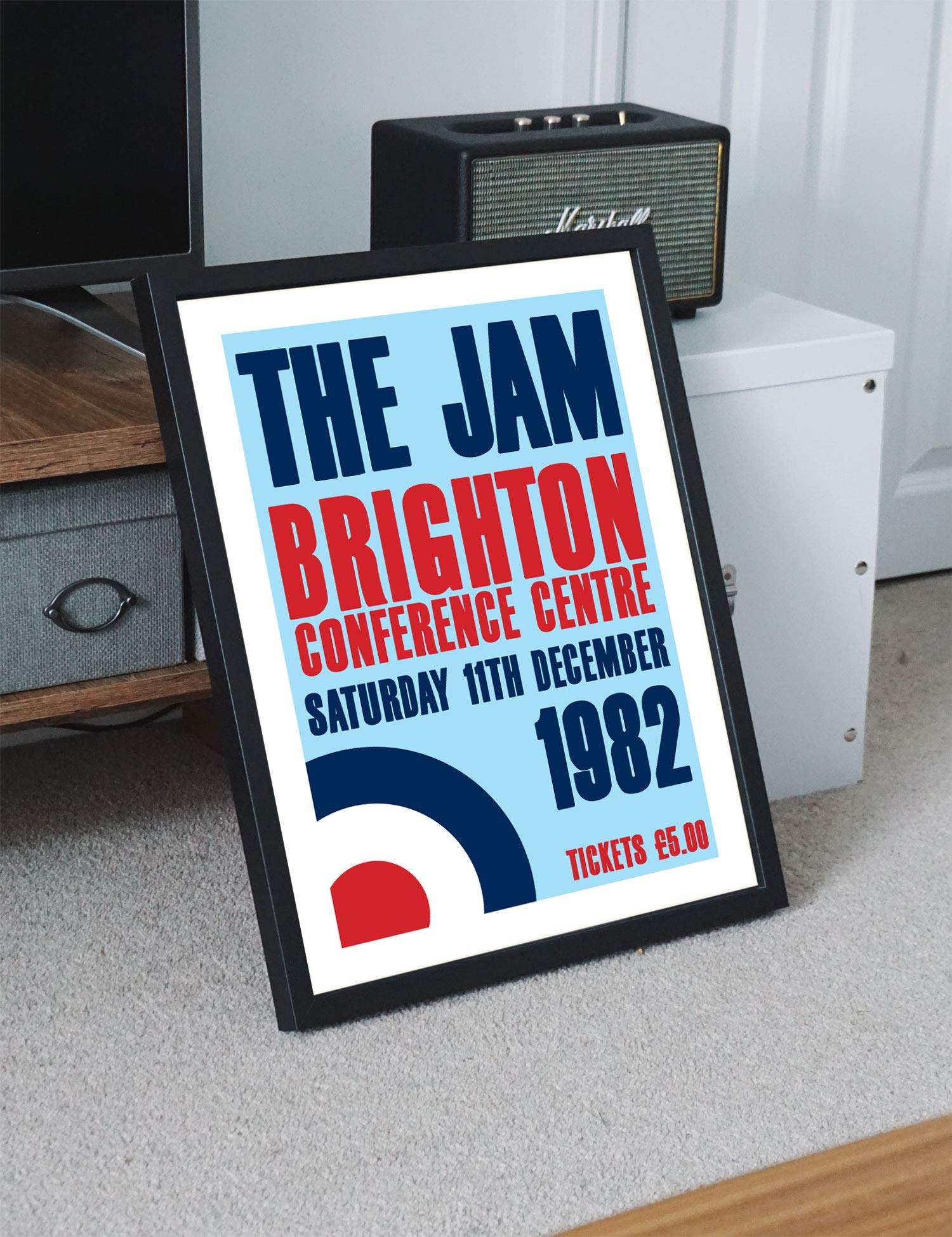 Libretto Designs The Jam Last Live Concert Print Brighton 1982 unframed Mod poster (A3)