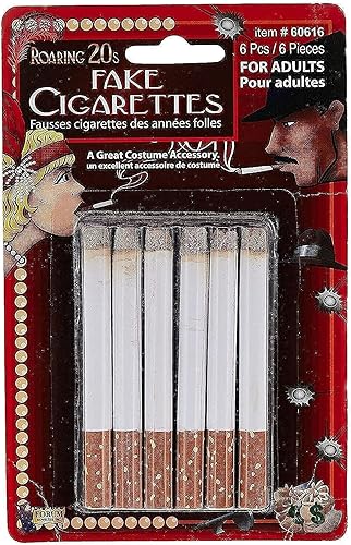 Cigarrillos falsos, paquete de 6.