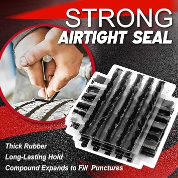 DIYSELF 45 Pack Tire Repair Kit with Plugs, Tire Plug Kit Heavy Duty