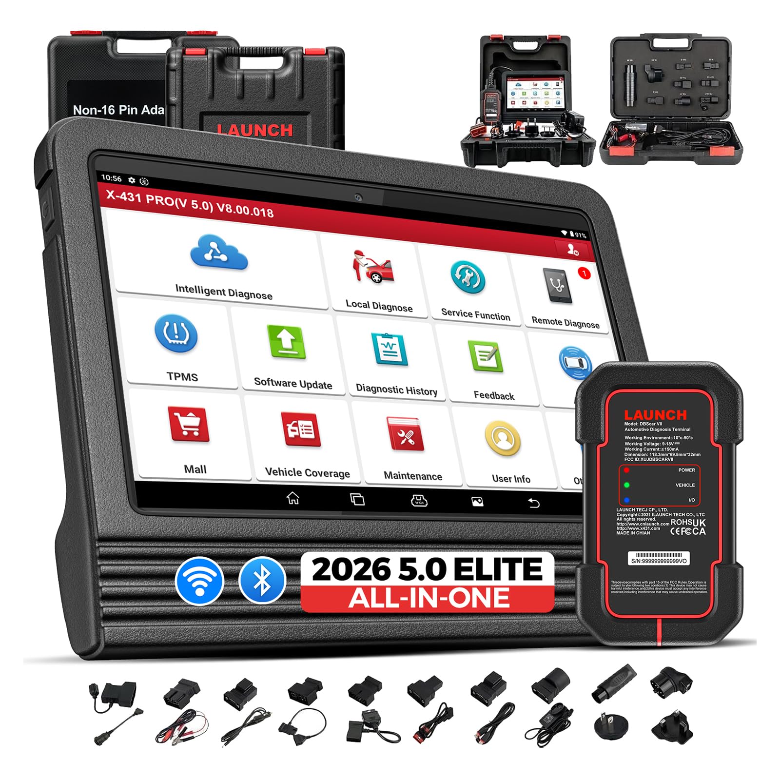 Amazon.com: LAUNCH X431 PRO V 5.0 Bidirectional Scan Tool,(Same As