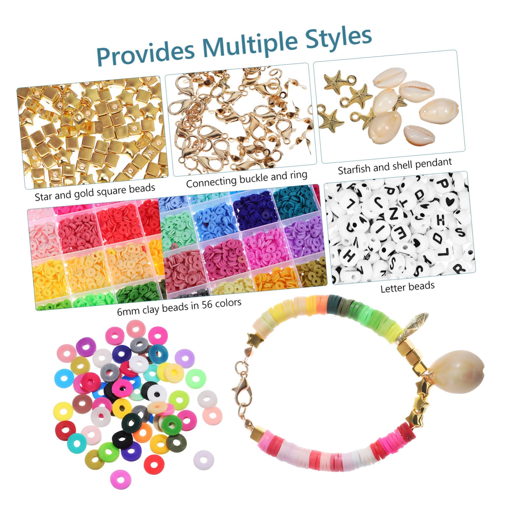 Perline Gioiello DIY Set 1 Pezzo per Bracciale e Collana