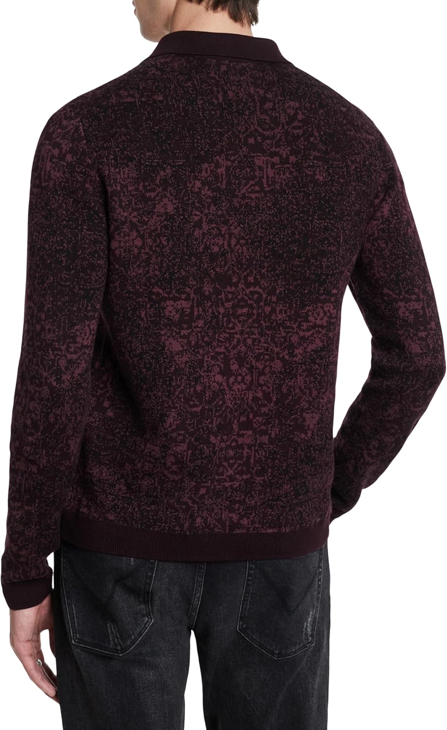 John Varvatos Men's Oliver Polo Sweater
