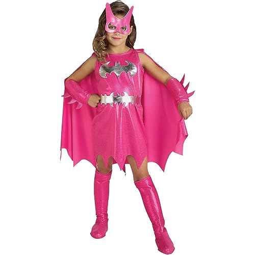 Rubie's DC Comics Pink Batgirl Child's Costume, Small.