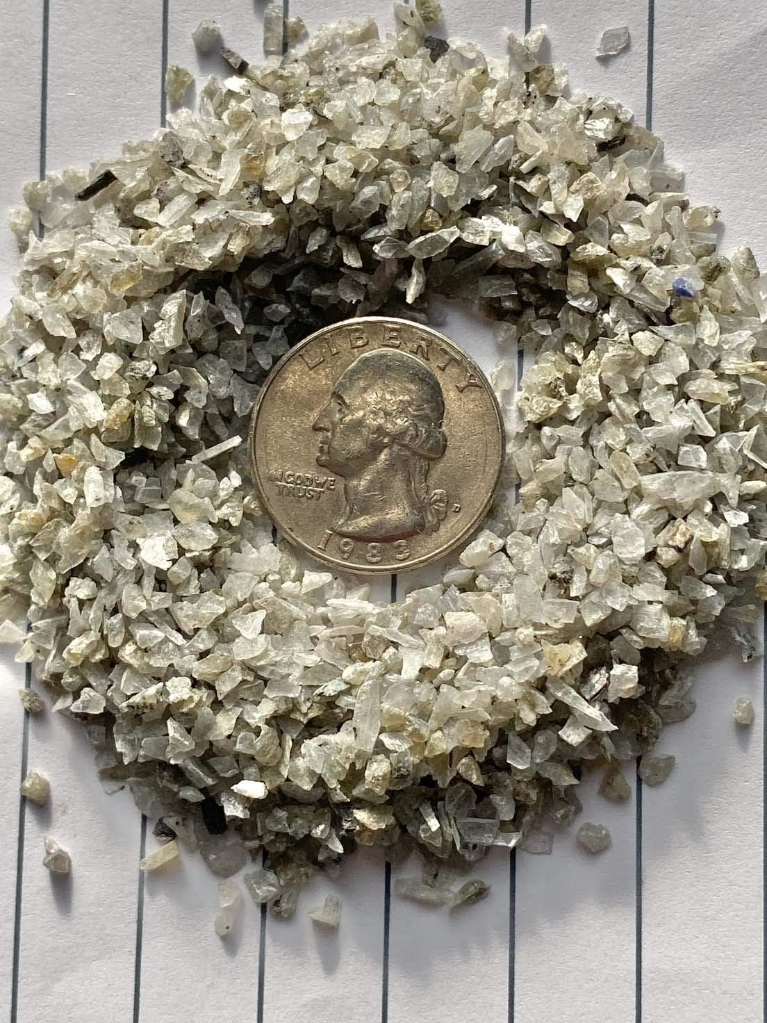 Crystals Rocks - Just Above 2mm - no powder - 4oz - 100% Crystal Life+LOVE! Cleansing Charging Forever! ja24z