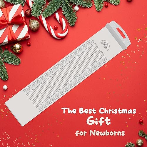 Miniatura 6 de Regla de altura del infantómetro de la estera de medición para bebés, tabla de crecimiento para recién nacidos, niños pequeños y bebés, recomendado