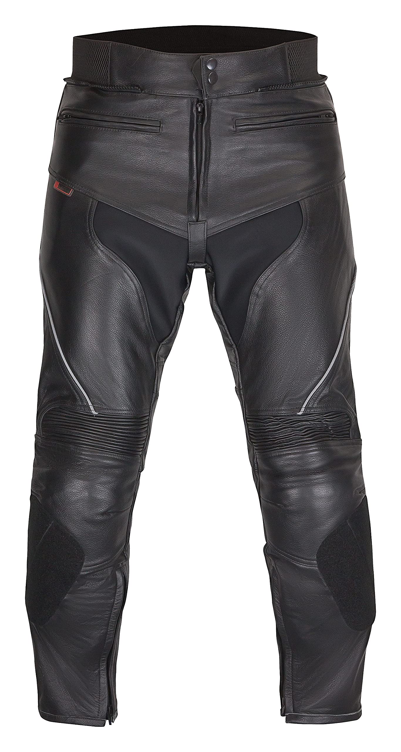XLS Combinaison de moto 2 pièces en cuir véritable pour homme Noir Taille 50