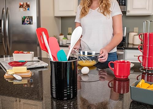 Vista 12 de Nat & Jules - Soporte para utensilios de cocina (6.75 x 5 pulgadas), color blanco