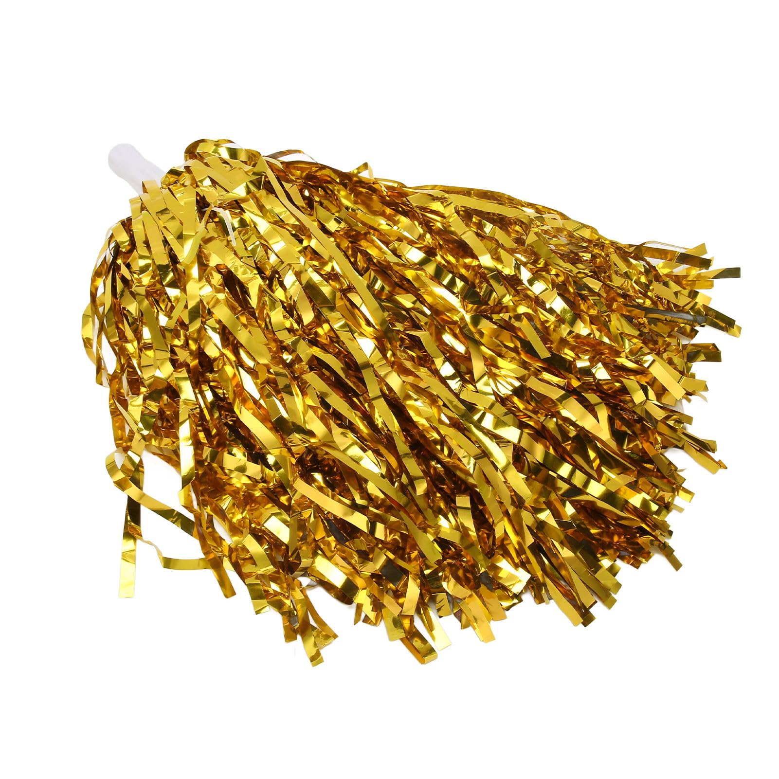 24 PON PON Metallici da Cheerleader per Bambini, Morbidi Fogli da 12 Pollici, Feste Sportive