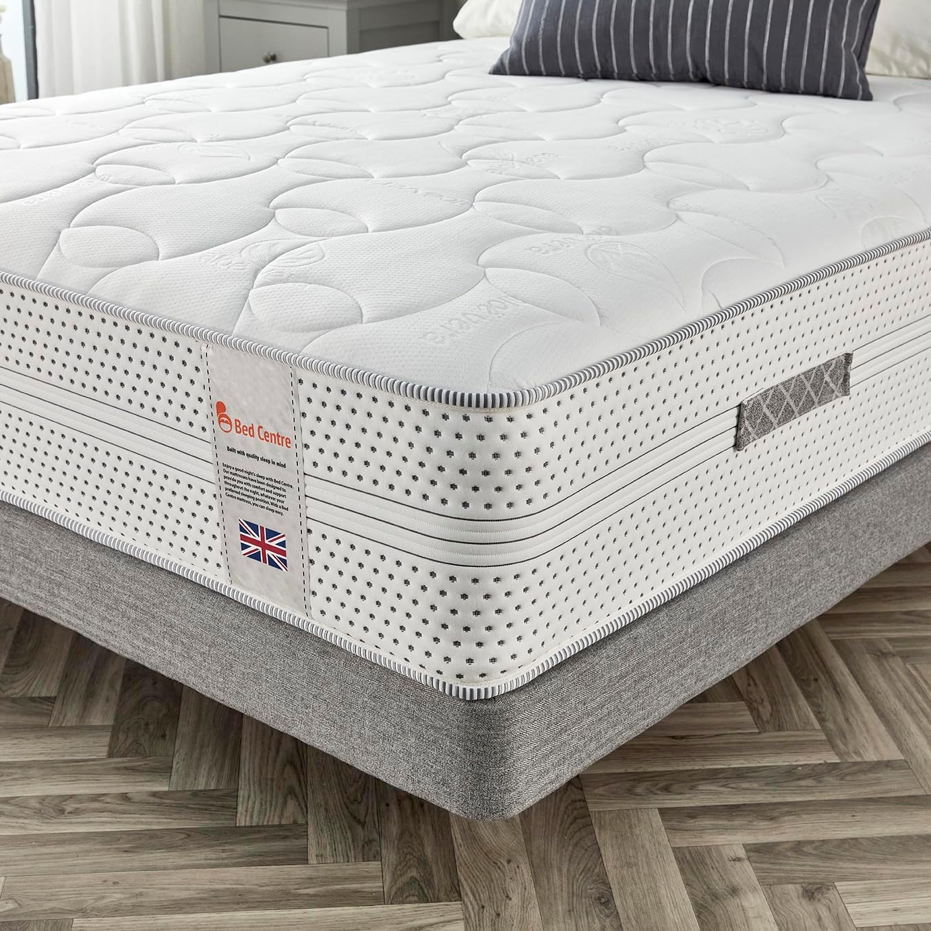 Bed Centre 4FT6 Douuble Mattress, 28CM Deep Medium Firm Memory Foam