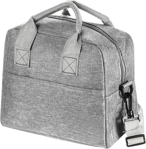 PATIKIL Lonchera para mujereshombres, bolsa de almuerzo aislada a prueba de fugas con correa contenedor de almuerzo reutilizable para el trabajo,