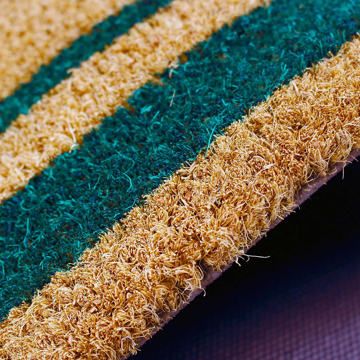 Platinum Collection OLIVO.shop Zerbino in cocco SUPER ASSORBENTE ANTISCIVOLO VERDE (70x140)