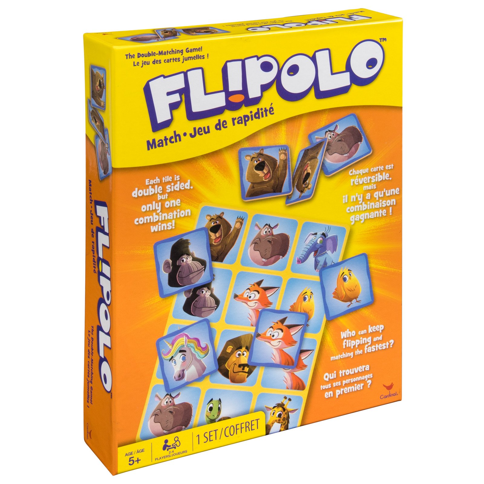 Cardinal Flipolo Matching Game, One Size, Multicolor