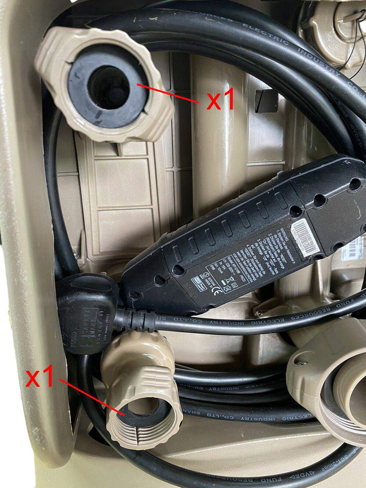 T & P Supplies Ltd Compatible with Intex Spa Water Intlet & Outlet Gaskets All Pure Spa Models x2 seals