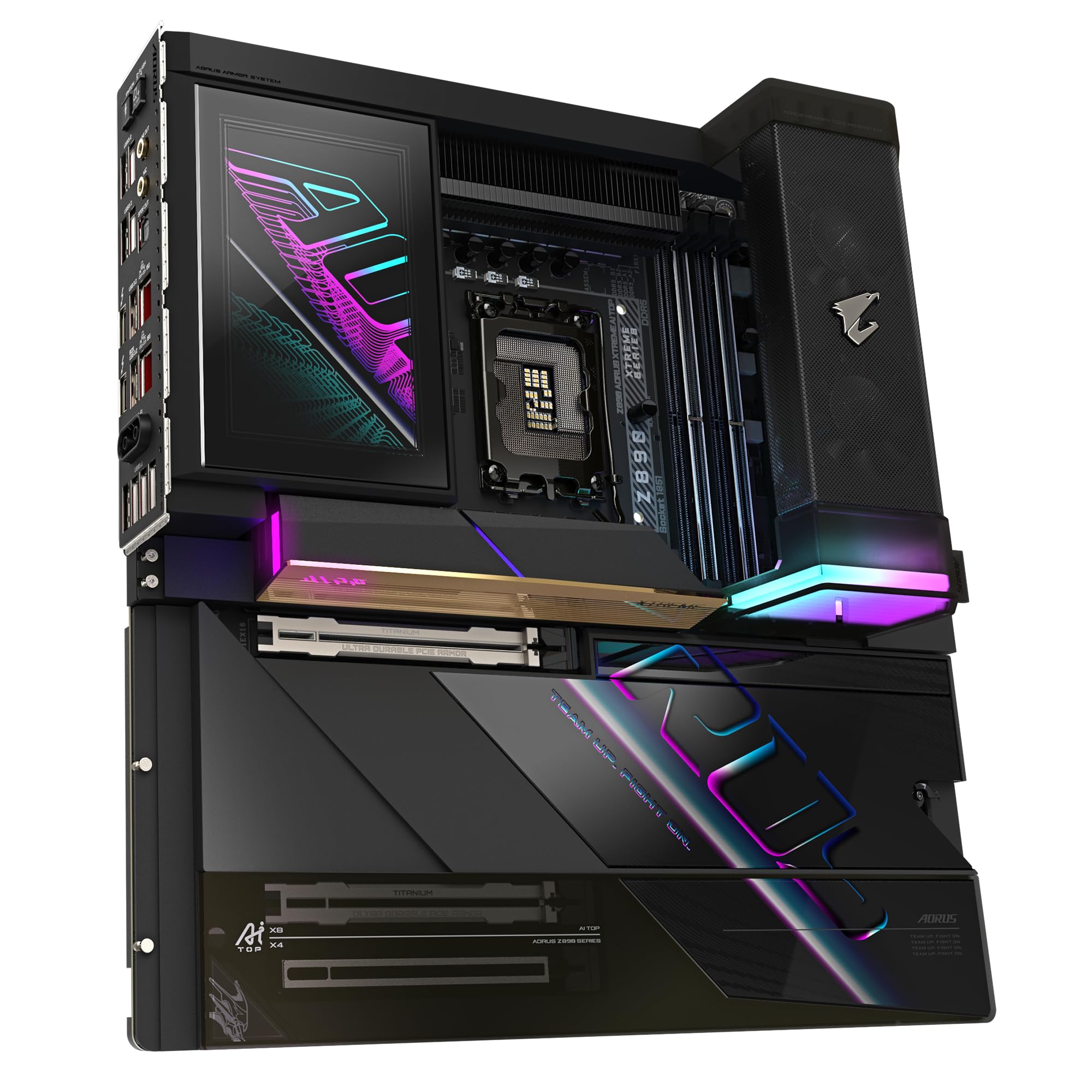 GIGABYTE Z890 AORUS XTREME AI TOP Scheda Madre - Supporta CPU Intel Core Ultra (Serie 2), VRM a 22+1+2 fasi, fino a 9500MHz DDR5 (OC), PCIe 5.0 M.2, Wi-Fi 7, Thunderbolt 5
