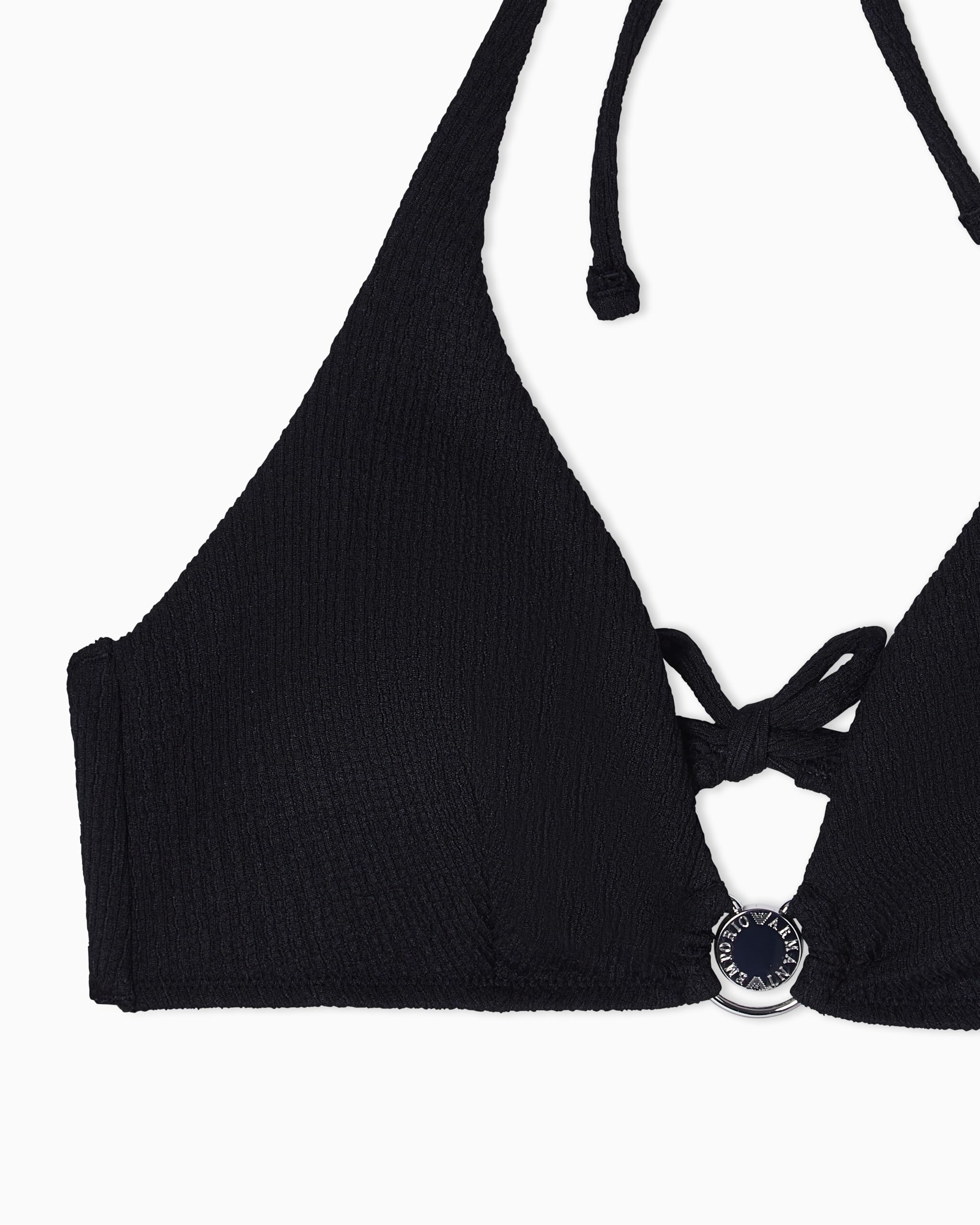 Emporio Armani Triangle+High Waist Brief Bikini Set di Bikini Donna (Pacco da 2)