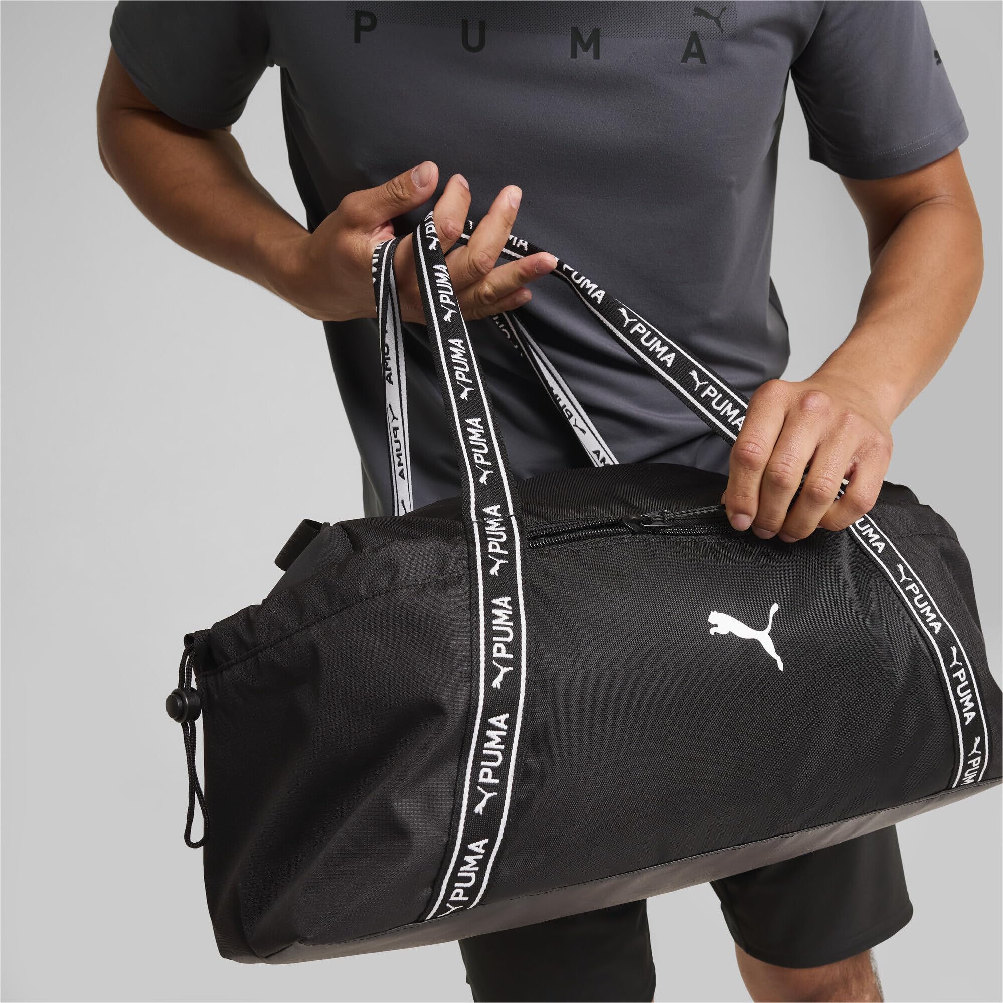 PUMA AT ESS Sport Bag, Puma Black, OSFA - Image 4