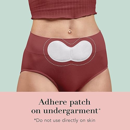 Miniatura 4 de Rael Parches de calefacción a base de hierbas, cobertura adicional, cuidado de calambres, terapia de calor (8 unidades)