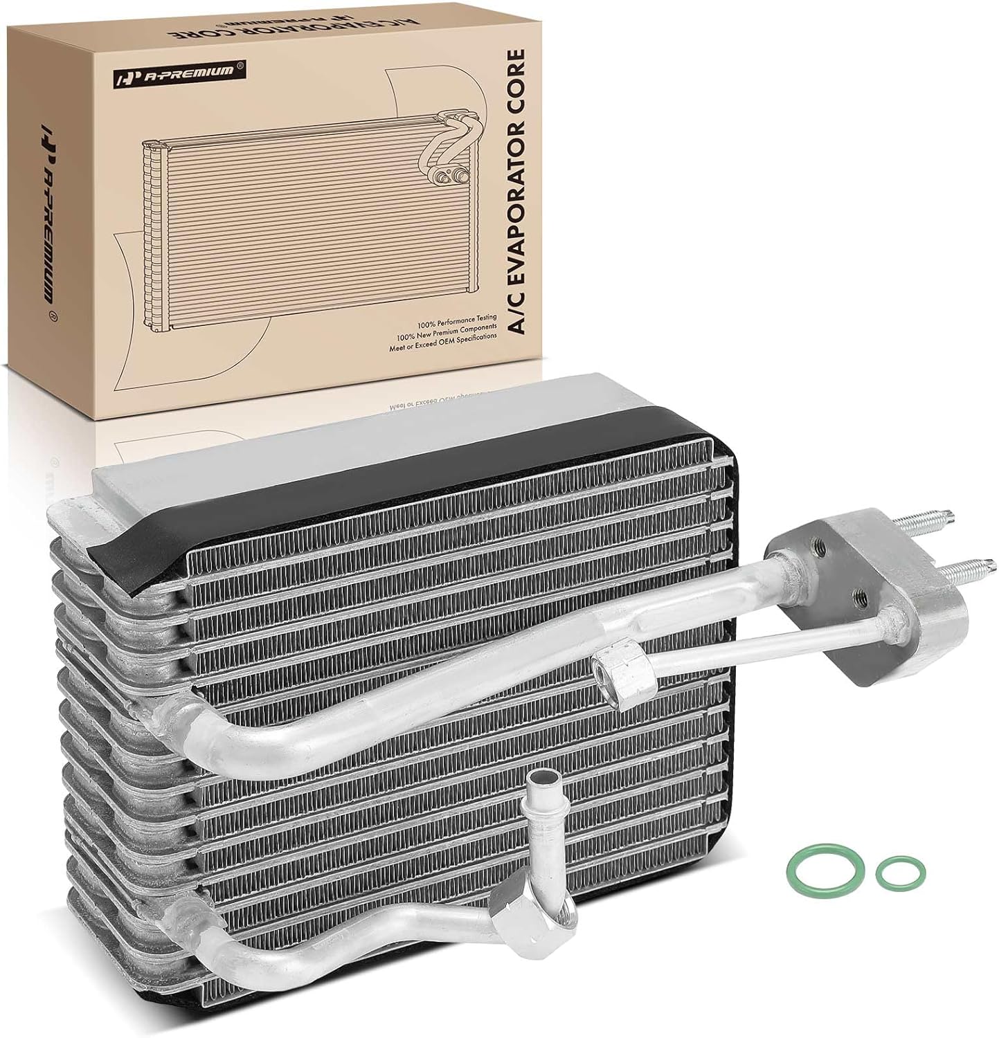 A-Premium Rear A/C Evaporator Core Compatible with Chevrolet Tahoe 2000 4.8L 5.3L, Tahoe 2001-2006 & GMC Yukon 2000 4.8L 5.3L, Yukon 2001-2006 & Cadillac Escalade 2002-2006