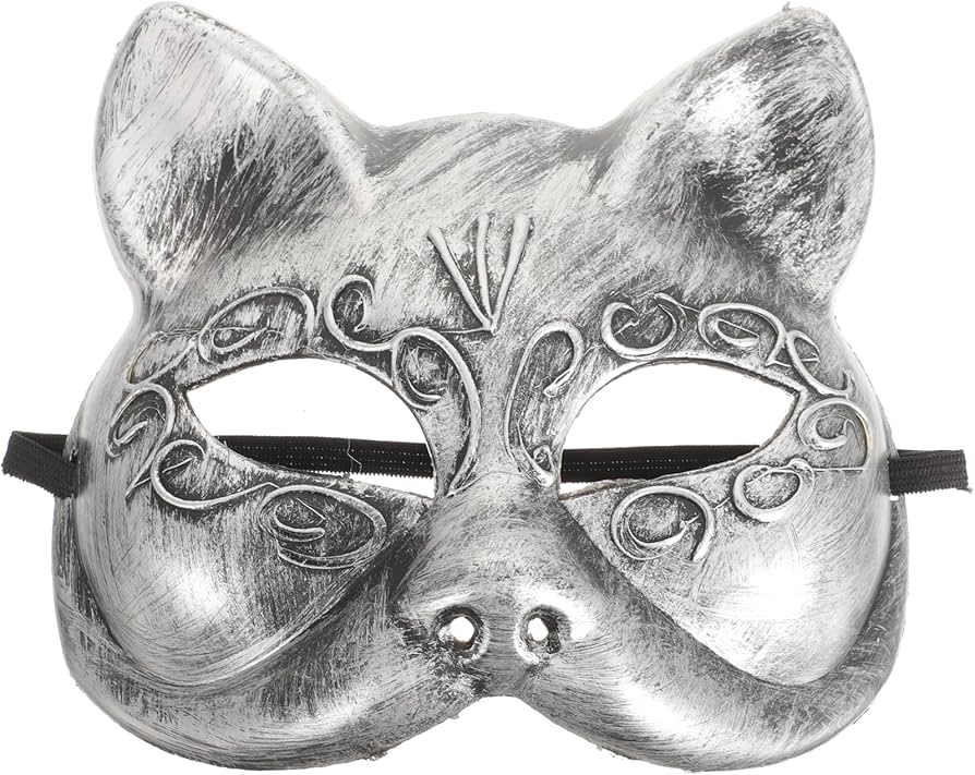 Amazon.com: LOGOFUN Halloween Fox Mask Retro Animal Fox Mask